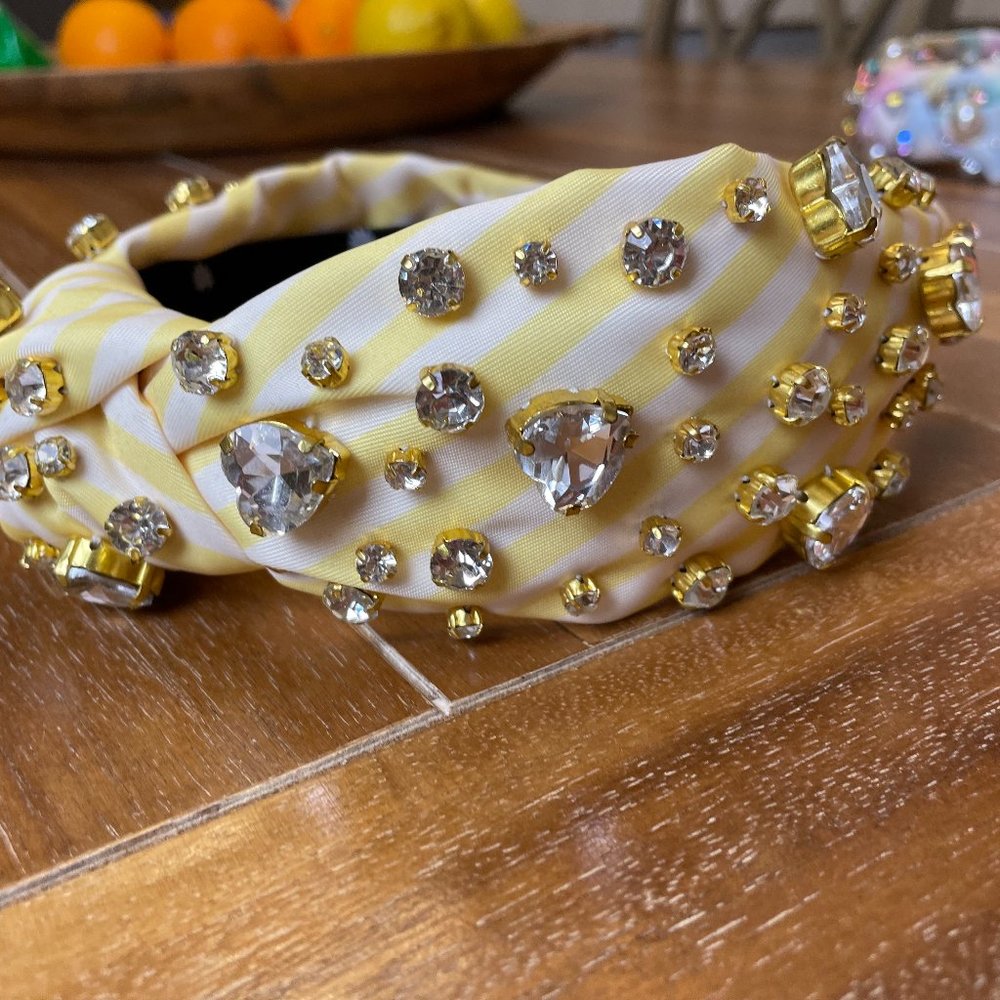 Yellow X Stoney Clover Lane Sunflower Hair Accessory.